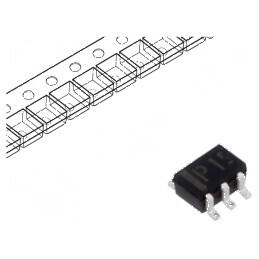 Diodă SMD 80V 25mA 4ns SOT353 Ufmax 0,9V 150mW | Electronic-mag.ro | Componente Electronice