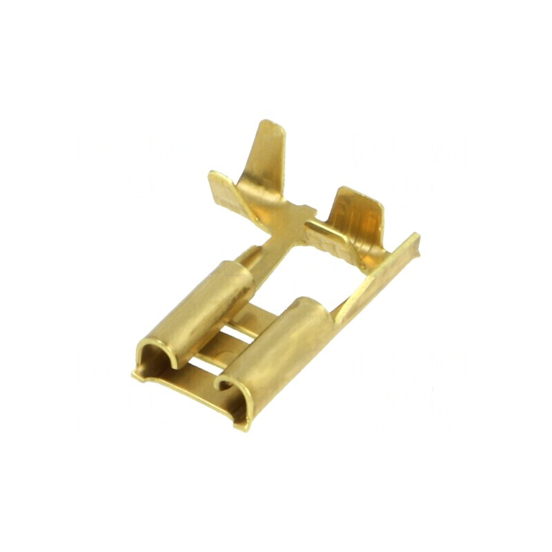 Terminal plat 6,3mm mamă 0,5-1mm² crimpat pe cablu | Electronic-mag.ro | Componente Electronice