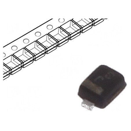 Diodă TVS 100W 13,5V unidirecțională SOD923 15pF | Electronic-mag.ro | Componente Electronice