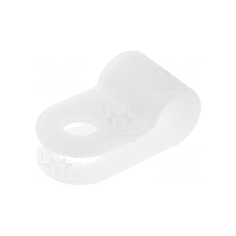 Clipsuri tip P pentru cabluri, Ø buclă 5mm, poliamidă | Electronic-mag.ro | Componente Electronice