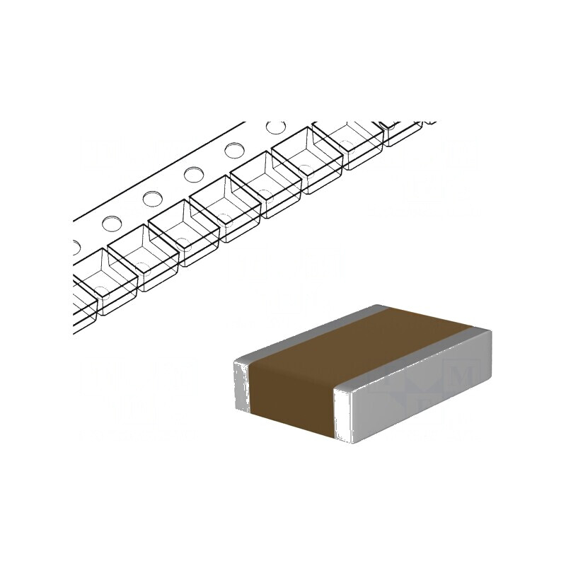 Condensator ceramic MLCC 10uF 25V X6S ±10% SMD 1206 | Electronic-mag.ro | Componente Electronice