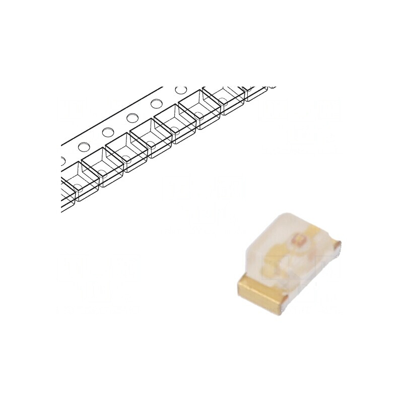 LED SMD 0603 galben 3-8mcd 1,6x0,8x0,75mm 150° 588nm | Electronic-mag.ro | Componente Electronice