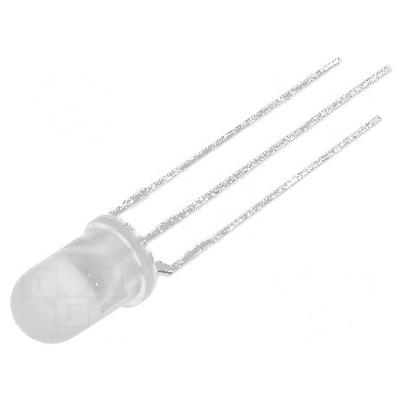 LED 5mm roșie/verde 60° convex nr. term 3 | Electronic-mag.ro | Componente Electronice