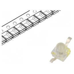 LED SMD Gull Wing Galben 1000-2000mcd 2,4x2,15x2,75mm 25° | Electronic-mag.ro | Componente Electronice