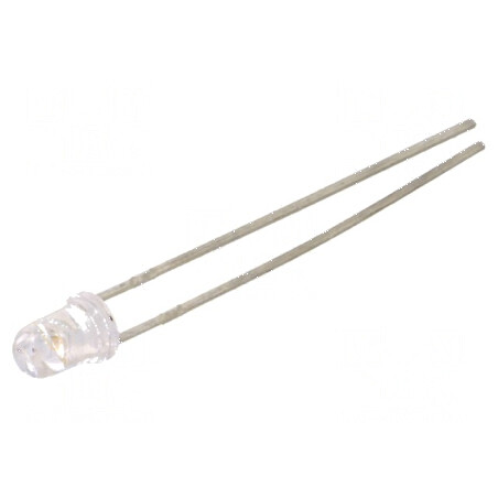 LED 3mm albastru 240-1900mcd 30° convex | Electronic-mag.ro | Componente Electronice