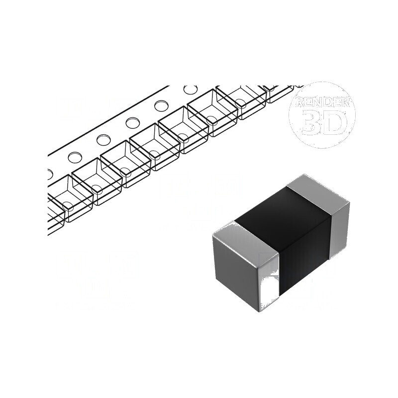 Termistor NTC 47kΩ SMD 0201 4050K ±1% 100mW -40÷125°C | Electronic-mag.ro | Componente Electronice
