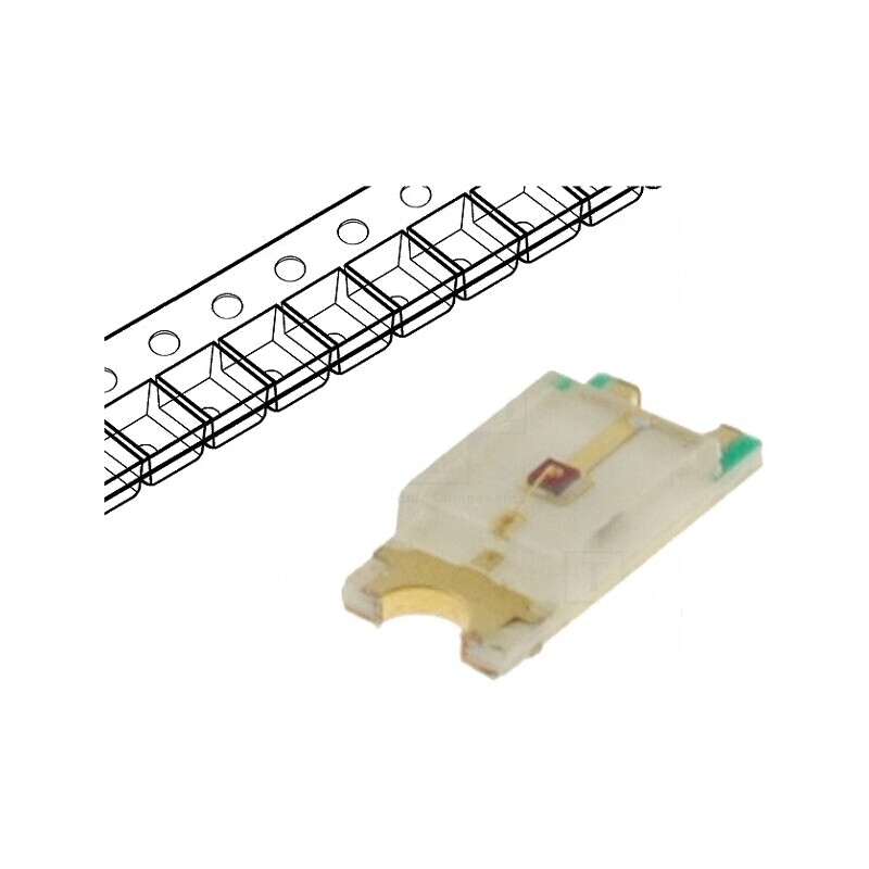 LED SMD 1206 galben 350÷500mcd 3,2x1,6x0,68mm 120° 20mA | Electronic-mag.ro | Componente Electronice LED SMD 1206 galben 350÷500mcd 3,2x1,6x0,68mm 120° 20mA | Electronic-mag.ro | Componente Electronice