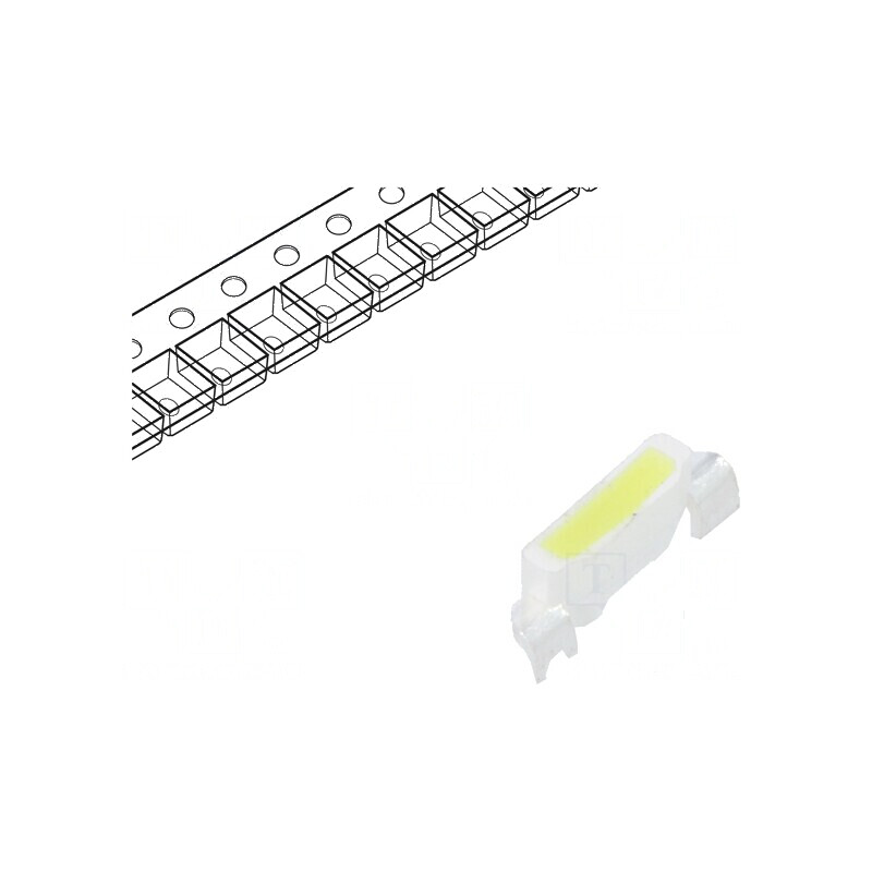 LED SMD 4008 Alb Rece 1400-2000mcd 8000-18000K 120° 20mA | Electronic-mag.ro | Componente Electronice