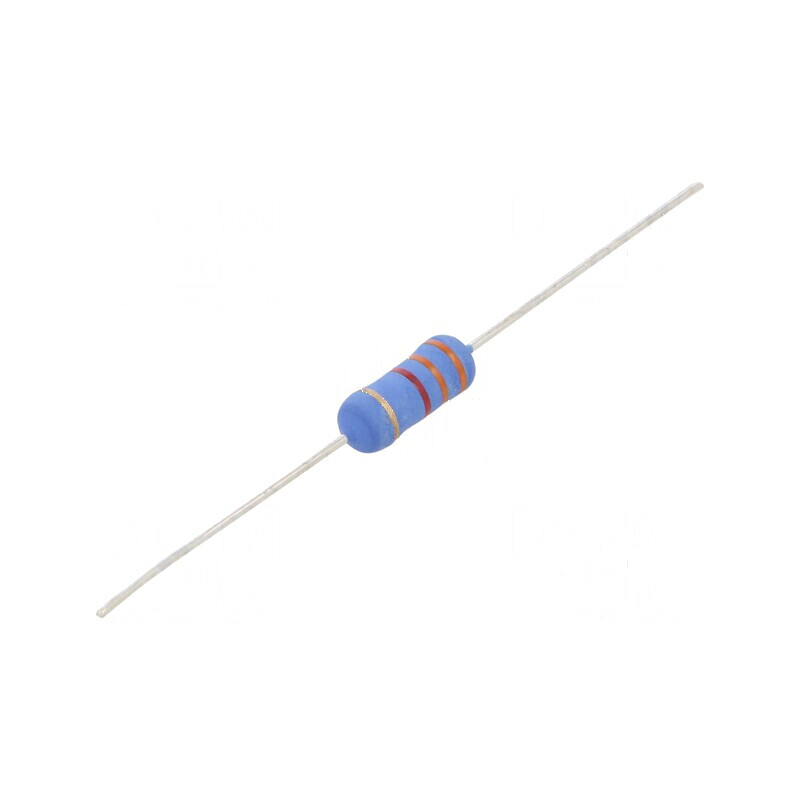 Rezistor metal oxid 3,3kΩ 2W ±5% Ø5x12mm -55÷155°C | Electronic-mag.ro | Componente Electronice