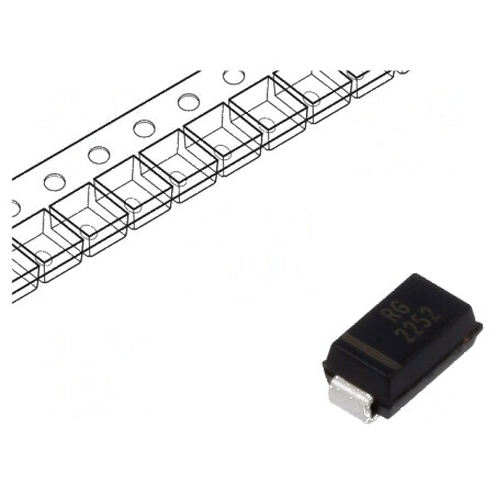 Diodă TVS 0,4kW 64,4V-71,2V 4,3A Unidirecțională SMA | Electronic-mag.ro | Componente Electronice