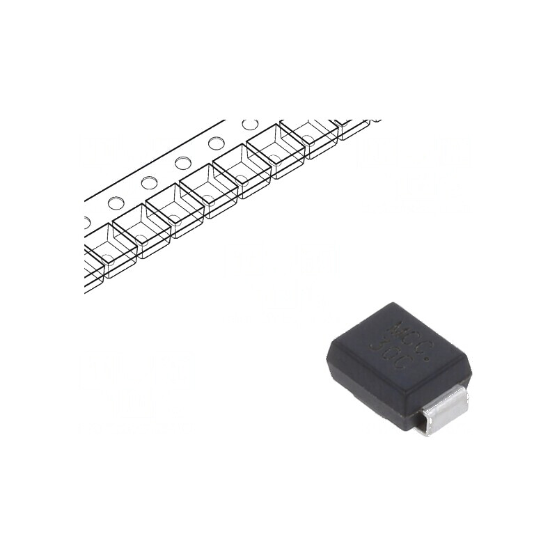 Diodă TVS bidirecțională 600W 30V 14.7A DO214AA | Electronic-mag.ro | Componente Electronice