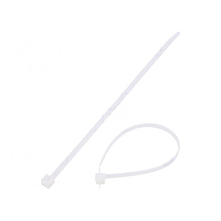 Colier de strângere poliamidă 180mm x 4mm 180N naturală | Electronic-mag.ro | Componente Electronice