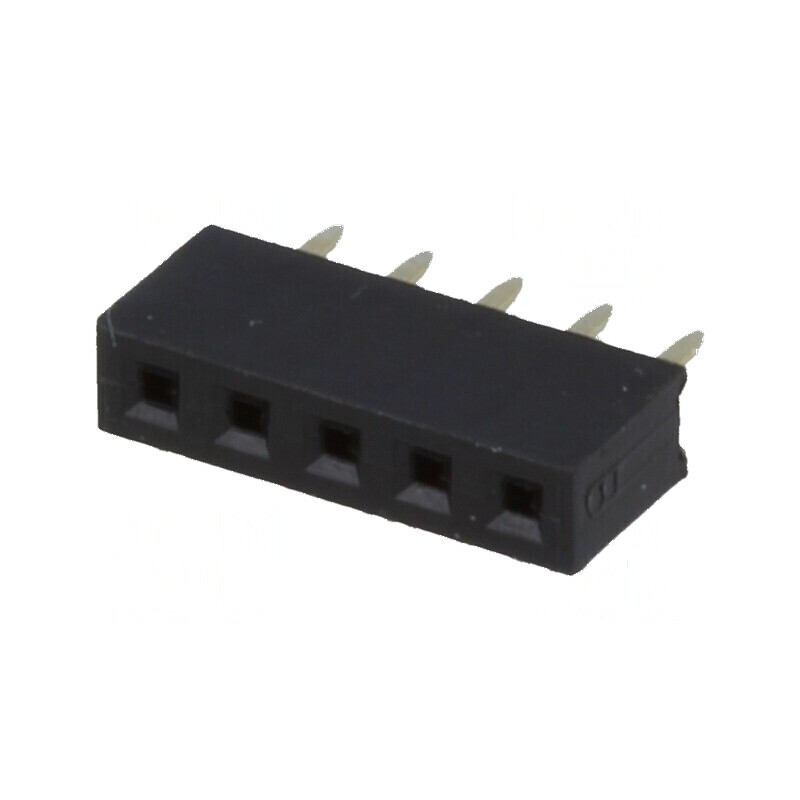 Conector şiruri pini soclu mamă 5 PIN 2mm THT 1x5 | Electronic-mag.ro | Componente Electronice
