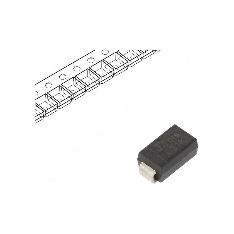 Diodă redresoare SMD 800V 1A 75ns SMA | Electronic-mag.ro | Componente Electronice