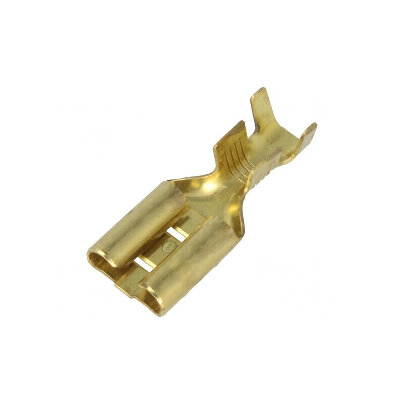 Terminal plat 9,5mm 1,2mm mamă pentru cablu 3÷6mm2 crimpat | Electronic-mag.ro | Componente Electronice