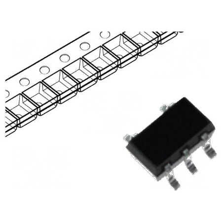 Circuit integrat digital CMOS TTL SMD SC74A Mini Logic 4,5-5,5VDC | Electronic-mag.ro | Componente Electronice