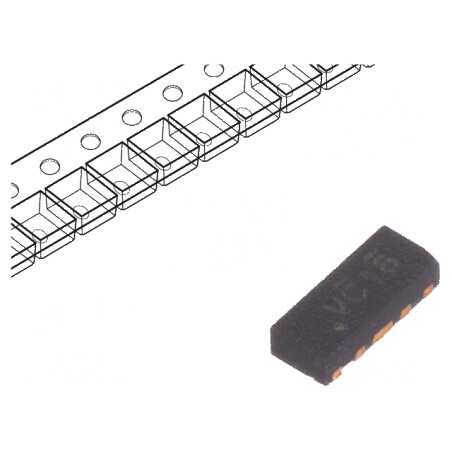 Diodă TVS 6V DFN10 pentru protecția circuitelor ESD | Electronic-mag.ro | Componente Electronice