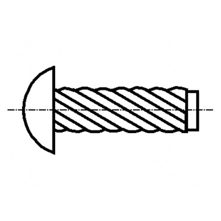 Nit cu șurub din oțel inoxidabil A2 BN 689 Ø 2,49mm L 4,76mm | Electronic-mag.ro | Componente Electronice