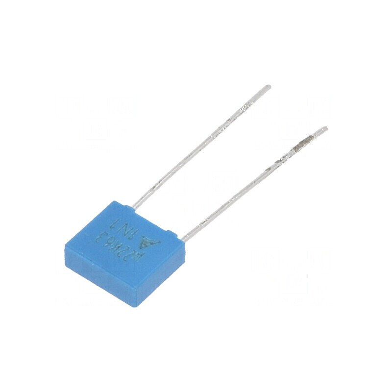 Condensator poliester 220nF 40VAC 63VDC 5mm THT ±10% | Electronic-mag.ro | Componente Electronice