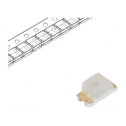 LED SMD 0603 portocalie 28,5-90mcd 1,6x0,8x0,8mm 170° 20mA | Electronic-mag.ro | Componente Electronice