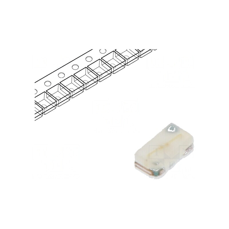 LED SMD 0402 verde 90mcd 5mA 115° 0,9x0,54x0,4mm CHIPLED® | Electronic-mag.ro | Componente Electronice