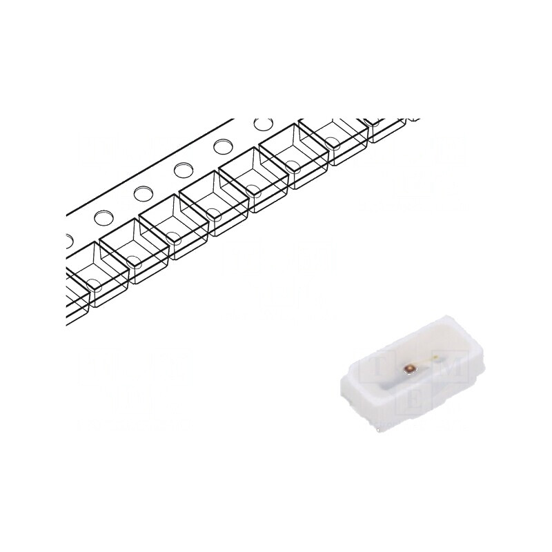LED SMD 3014 roșie 0,24-0,84lm 90-280mcd 3x1,4x1,2mm 120° | Electronic-mag.ro | Componente Electronice