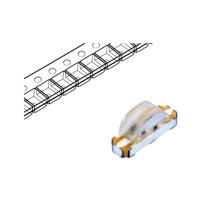 LED SMD 1204 roșie/verde 3,2x1x1,5mm 130° 20mA | Electronic-mag.ro | Componente Electronice