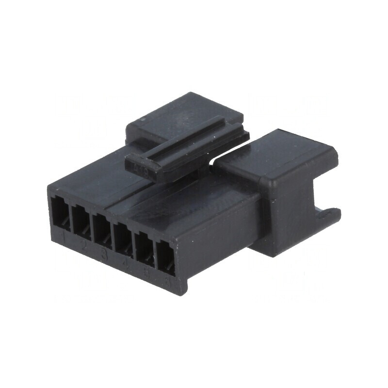 Conector cablu-cablu mufa tata NPP 2,5mm PIN 6 fără contacte | Electronic-mag.ro | Componente Electronice