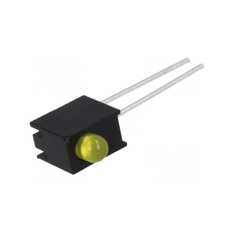 LED 3mm galben 20mA 60° 2,1÷2,5V | Electronic-mag.ro | Componente Electronice