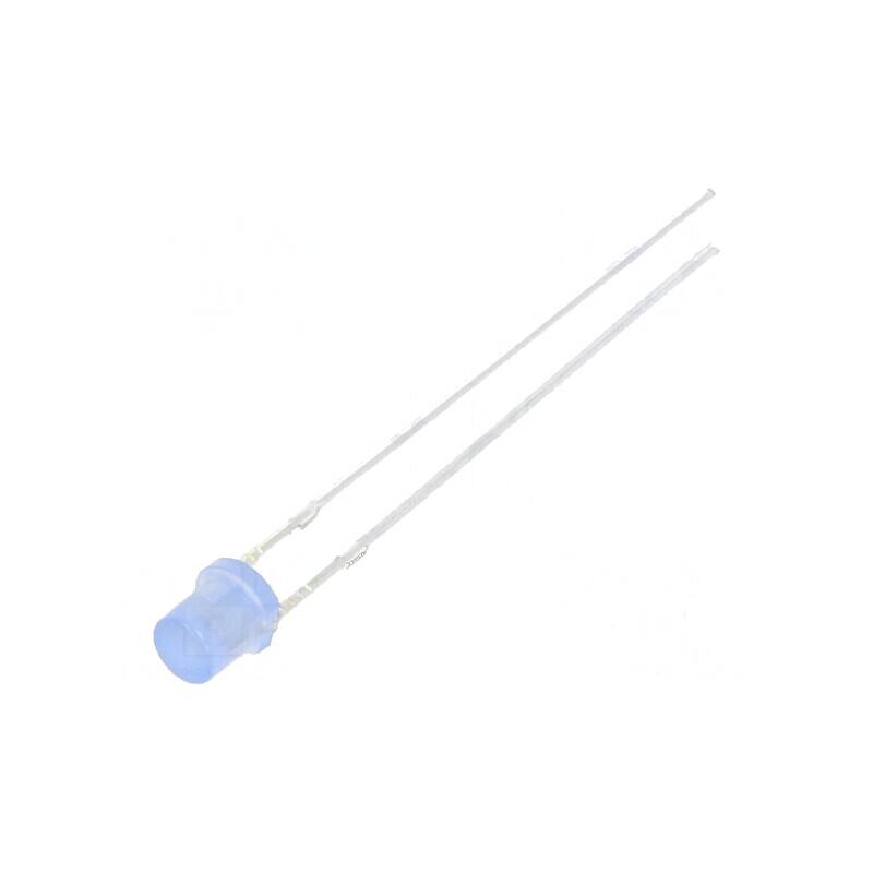LED 3mm albastru 100-150mcd 140° plat | Electronic-mag.ro | Componente Electronice