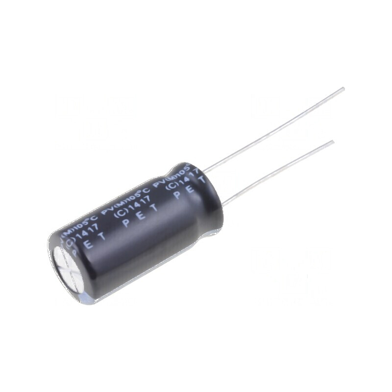 Condensator electrolitic THT 22uF 250VDC Ø10x20mm 5mm | Electronic-mag.ro | Componente Electronice