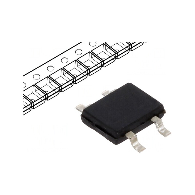 Punte redresoare monofazat 160V 0,8A 40A SMT | Electronic-mag.ro | Componente Electronice
