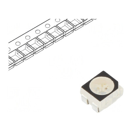 Bandă LED RGB SMD 3528 PLCC4 20mA 120° 3,5x2,8x1,9mm | Electronic-mag.ro | Componente Electronice