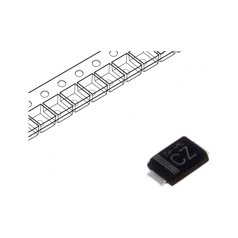 Diodă redresoare SMD 100V 0,5A 25ns SOD323HE | Electronic-mag.ro | Componente Electronice