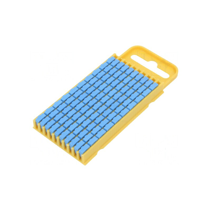 Markere poliamidă albastră 4,3-5,3mm -40÷85°C cu împingere | Electronic-mag.ro | Componente Electronice