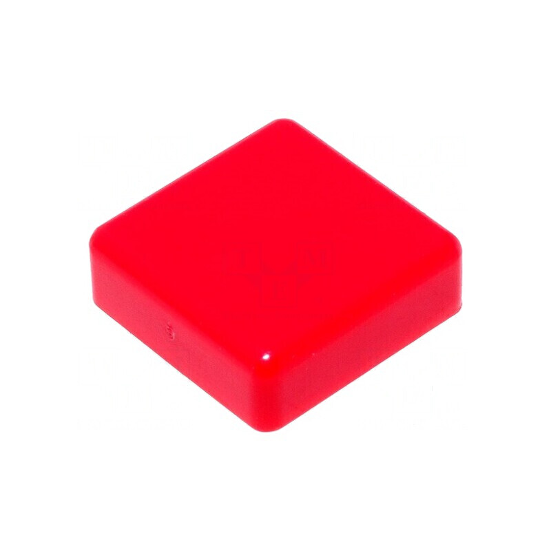 Tastă pătrată roșie 12x12 mm | Electronic-mag.ro | Componente Electronice