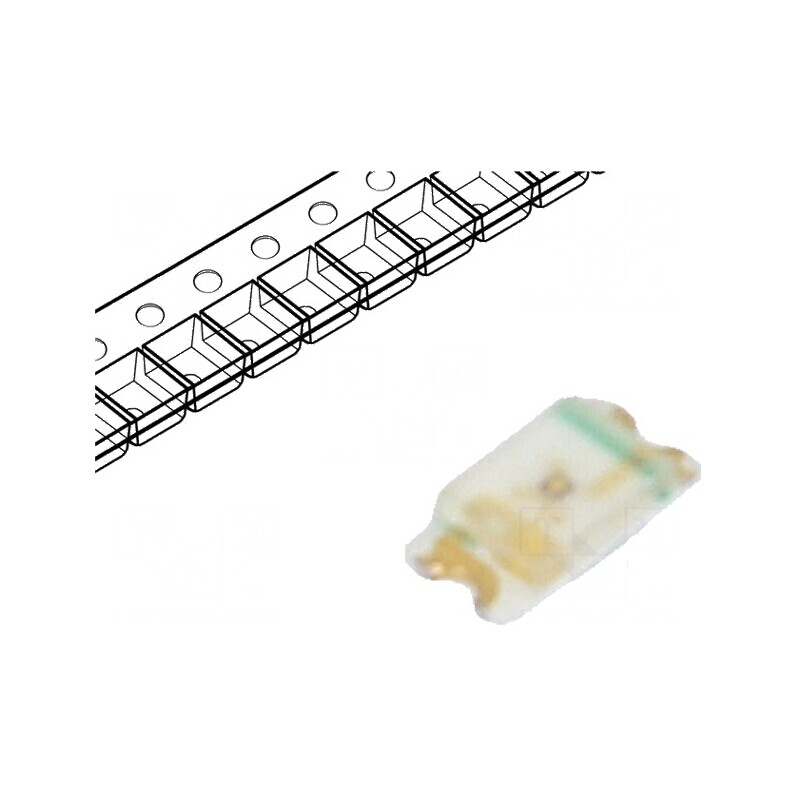 LED SMD 0603 roșie 16-40mcd 2,2V 20mA 54mW | Electronic-mag.ro | Componente Electronice