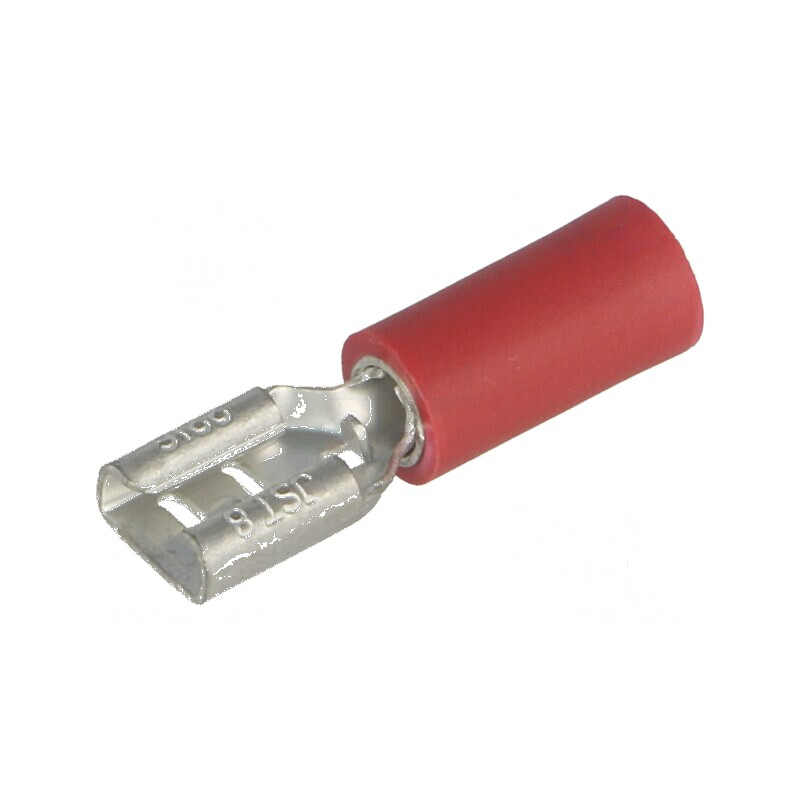 Terminal plat 4,8mm mamă crimpat pentru cablu 0,5÷1,5mm² | Electronic-mag.ro | Componente Electronice