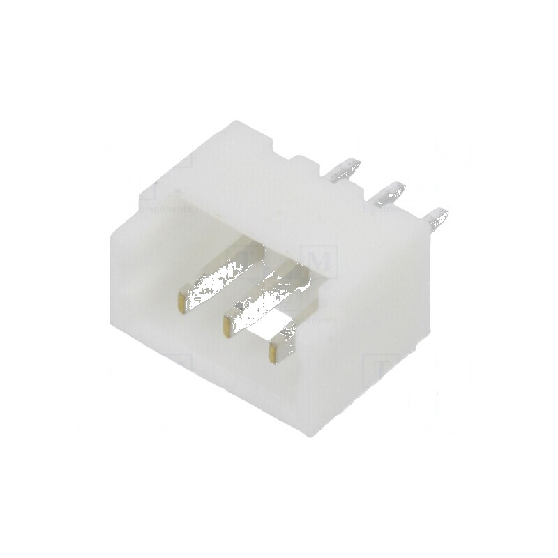 Conector cablu-placă soclu tată 1,25mm 3 PIN THT 125V 1A | Electronic-mag.ro | Componente Electronice