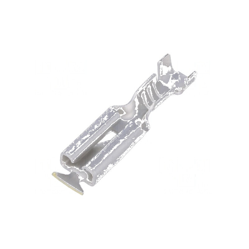 Terminal plat 2,8mm mamă 0,3-0,6mm² crimpat pe cablu | Electronic-mag.ro | Componente Electronice