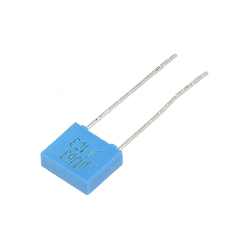 Condensator poliester 0,1uF 40VAC 63VDC 5mm ±5% -55÷125°C | Electronic-mag.ro | Componente Electronice
