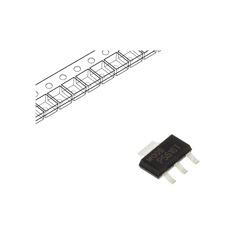 Tranzistor NPN bipolar 80V 1A SC73 SOT223 | Electronic-mag.ro | Componente Electronice Tranzistor NPN bipolar 80V 1A SC73 SOT223 | Electronic-mag.ro | Componente Electronice