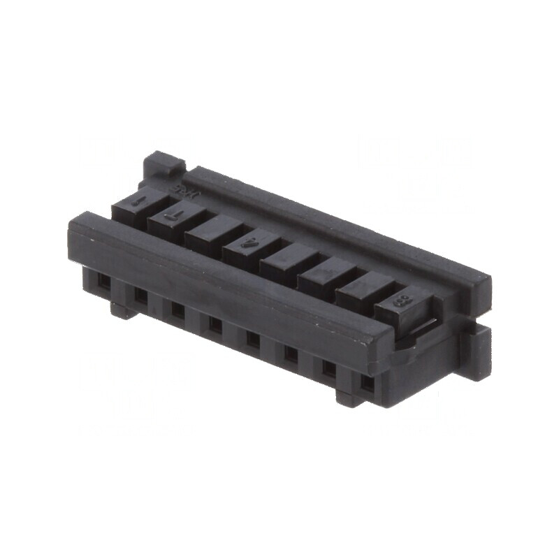 Conector cablu-cablu/PCB mufă mamă 8 pini DF3 2mm drept | Electronic-mag.ro | Componente Electronice