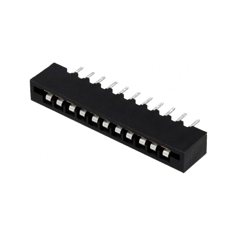 Conector FFC/FPC drept 11 pini Non-ZIF THT cositorit 20mΩ | Electronic-mag.ro | Componente Electronice
