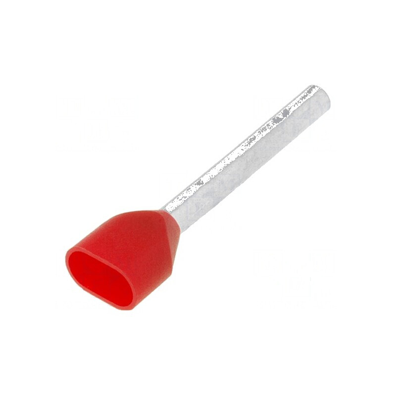 Vârf tub de capăt izolată dublă cupru 1mm² 18mm cositorit | Electronic-mag.ro | Componente Electronice Vârf tub de capăt izolată dublă cupru 1mm² 18mm cositorit | Electronic-mag.ro | Componente Electronice