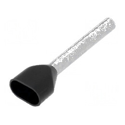Vârf tub de capăt izolată dublă cupru 1,5mm² 18mm cositorit | Electronic-mag.ro | Componente Electronice