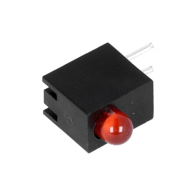 LED 3mm roşu cu carcasă - 20mA 80° 1,5÷2,4V | Electronic-mag.ro | Componente Electronice