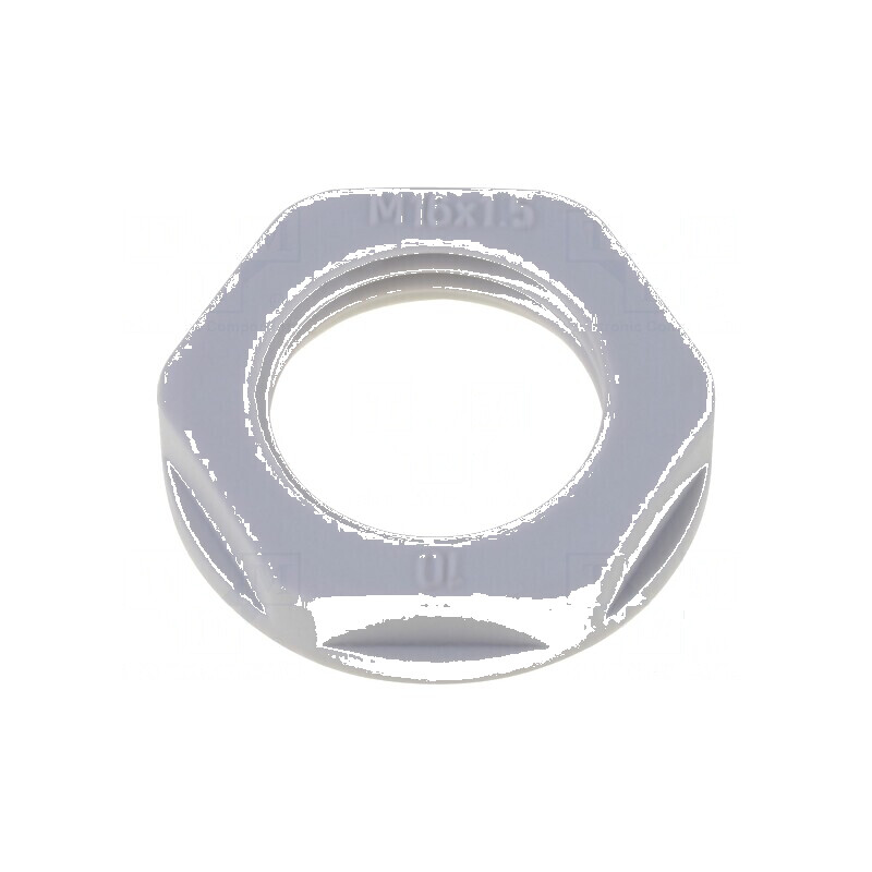 Piuliță M16 poliamidă gri 22mm -40÷100°C filet metric | Electronic-mag.ro | Componente Electronice Piuliță M16 poliamidă gri 22mm -40÷100°C filet metric | Electronic-mag.ro | Componente Electronice