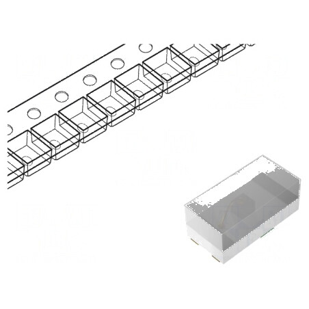 LED SMD 0402 roșu 90mcd 20mA 631nm 130° | Electronic-mag.ro | Componente Electronice
