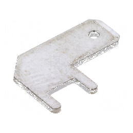 Terminal plat 5mm 0,8mm tată THT alamă cositorit | Electronic-mag.ro | Componente Electronice